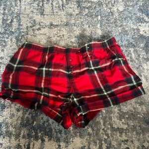 Christmas pajama shorts